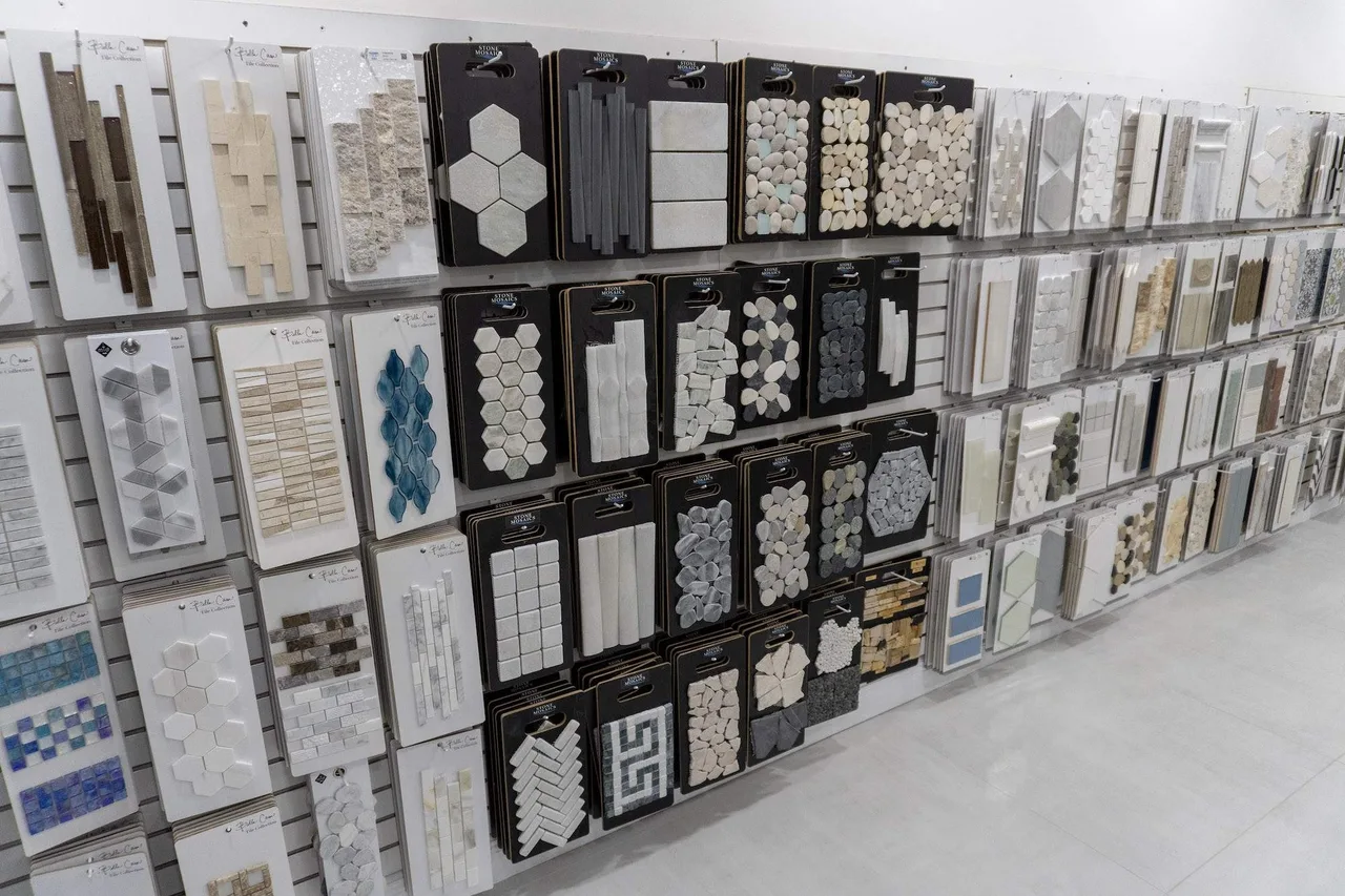 Mosaic tile samples