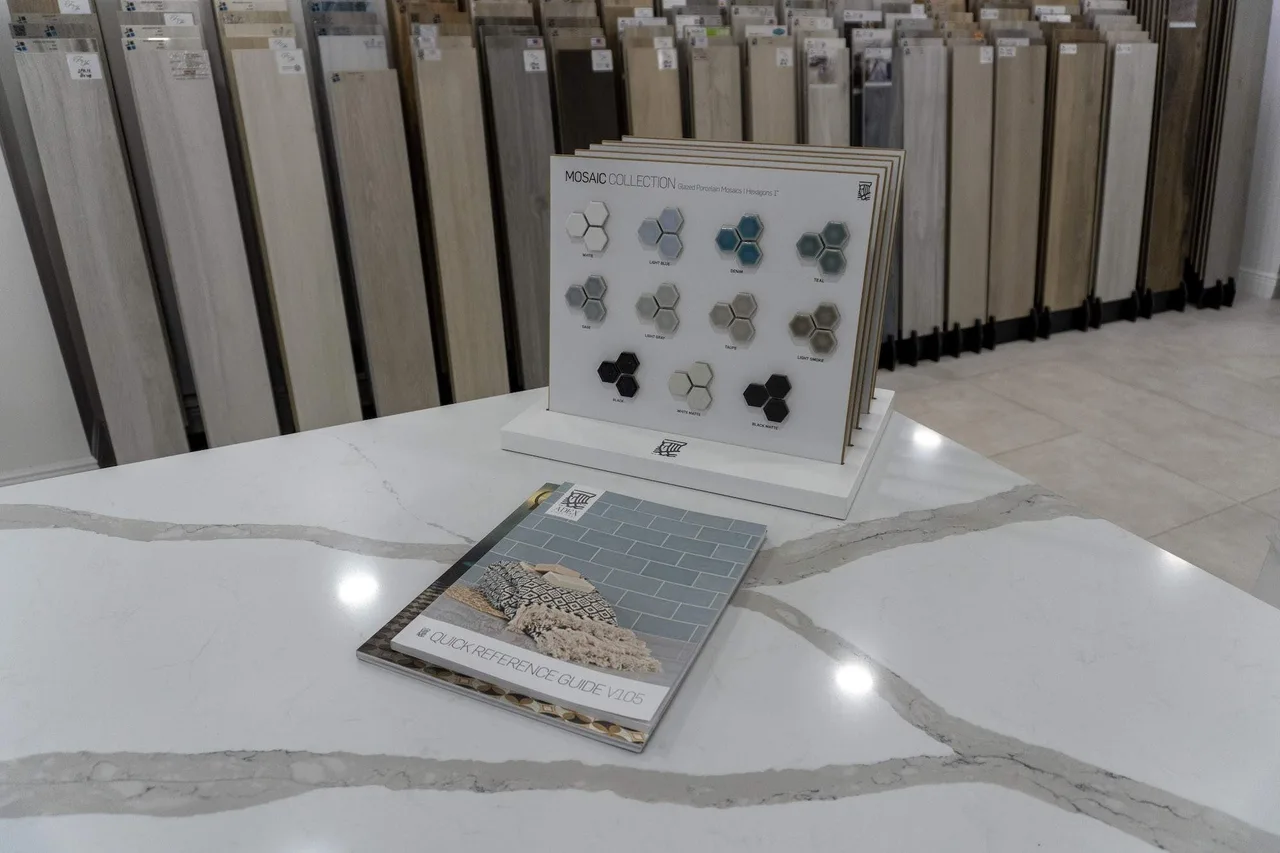 Mosaic samples of tile