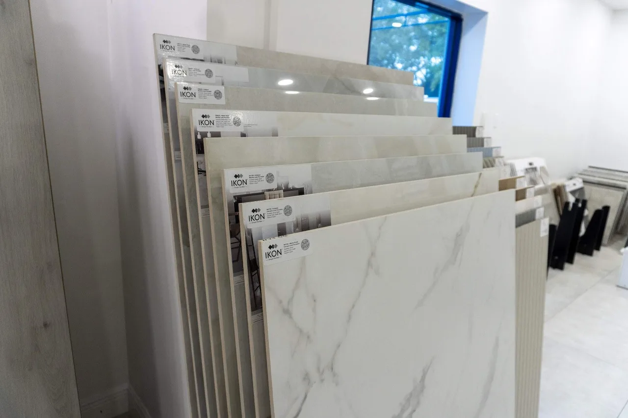 Ikon brand of marble sheet samples